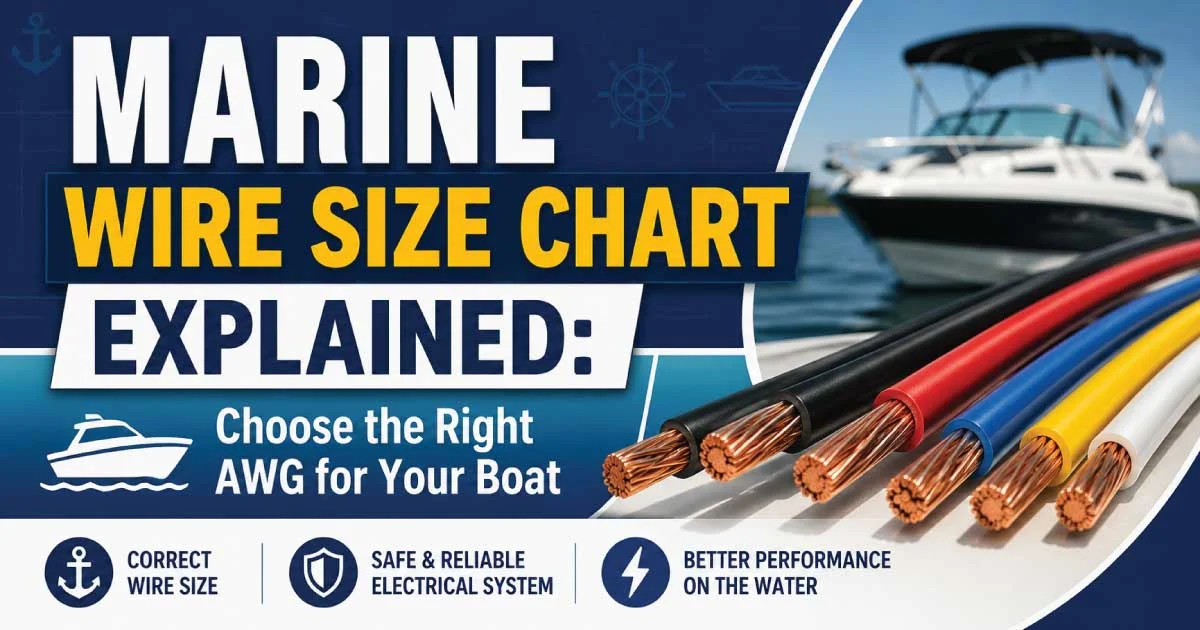 Marine Wire Size Chart Explained: Choose the Right AWG for Your Boat