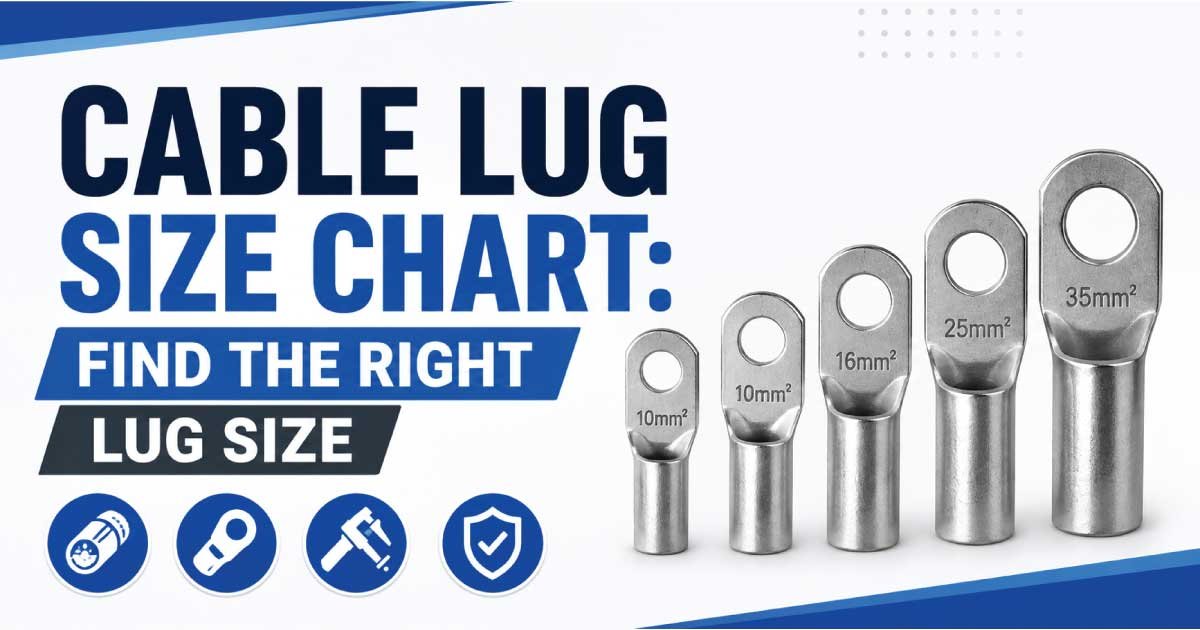 Cable Lug Size Chart