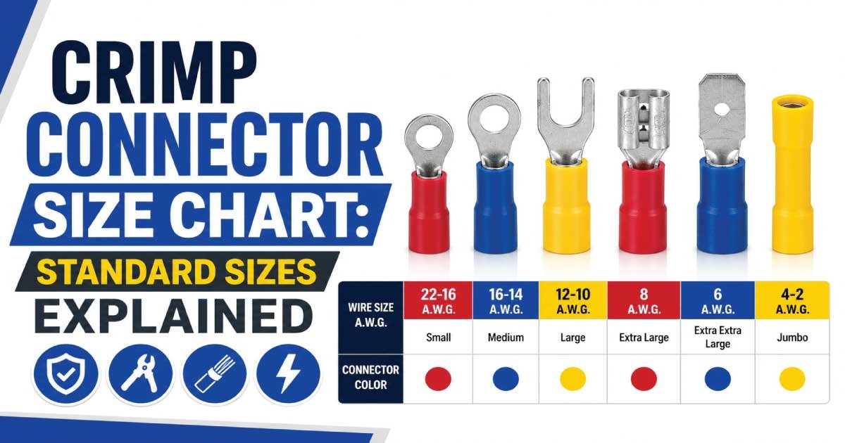 Crimp Connector Size Chart