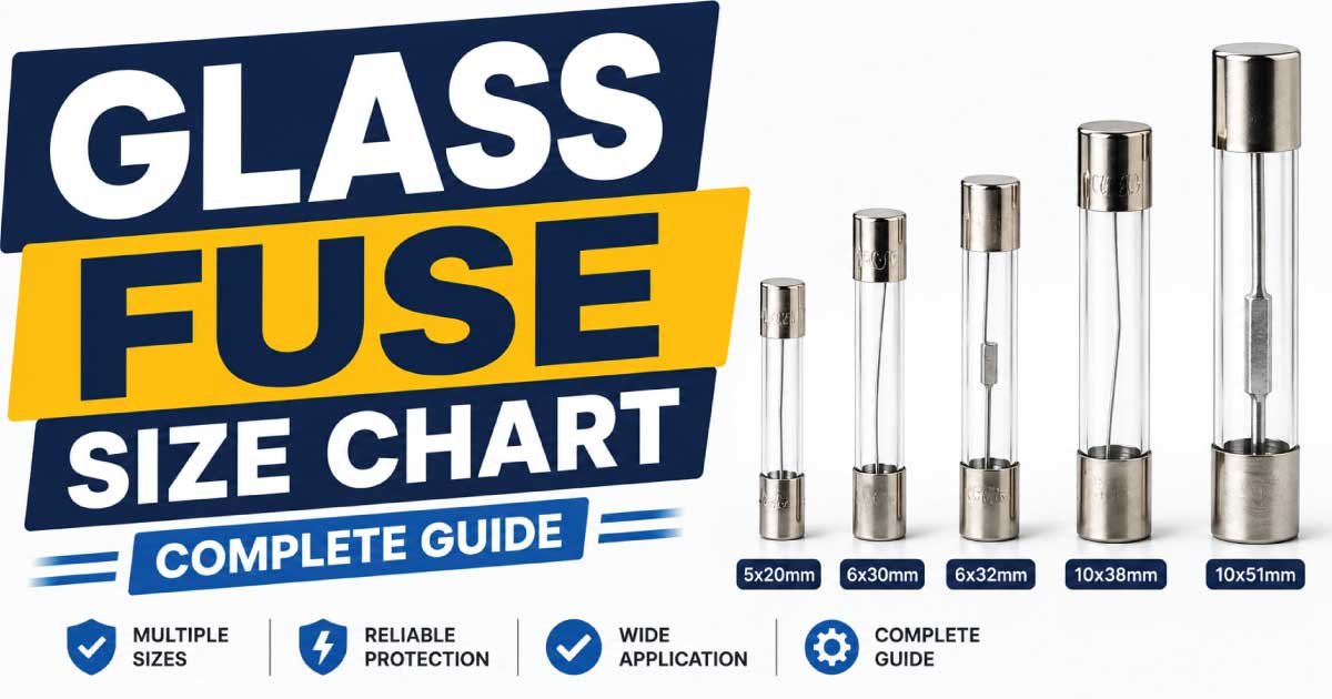 Glass Fuse Size Chart