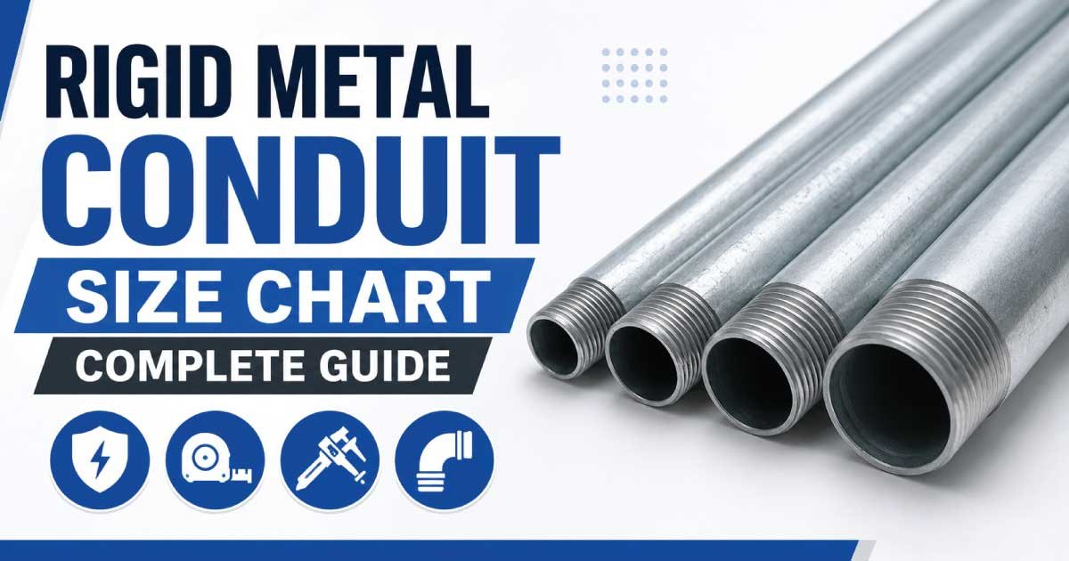 Rigid Metal Conduit Size Chart