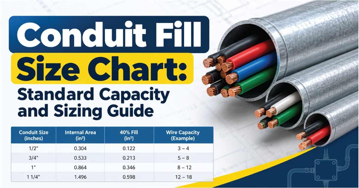 Conduit Fill Size Chart