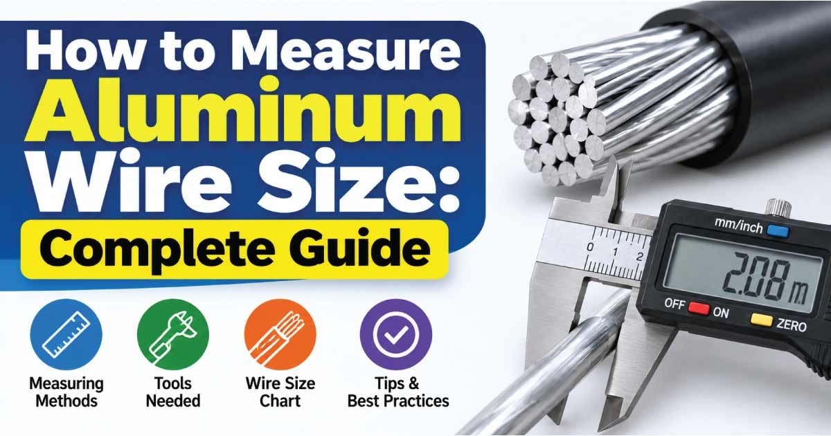 How to Measure Aluminum Wire Size