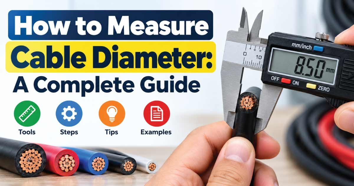 How to Measure Cable Diameter