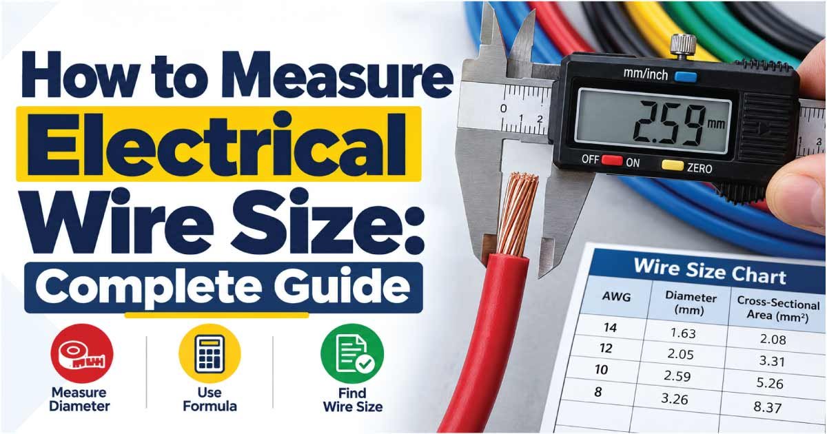 How to Measure Electrical Wire Size