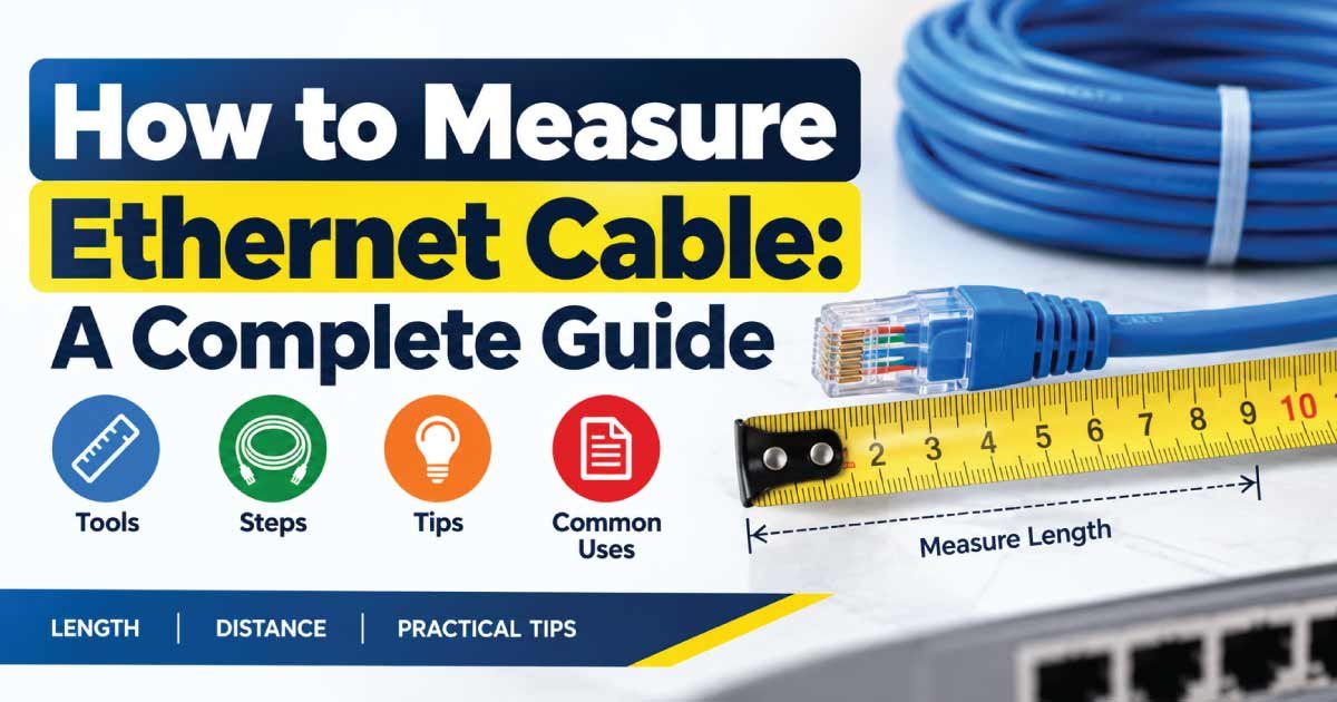 How to Measure Ethernet Cable