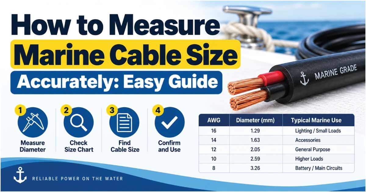 Cable Measure How to Measure Marine Cable Size Accurately: Easy Guide - Electric Sizes