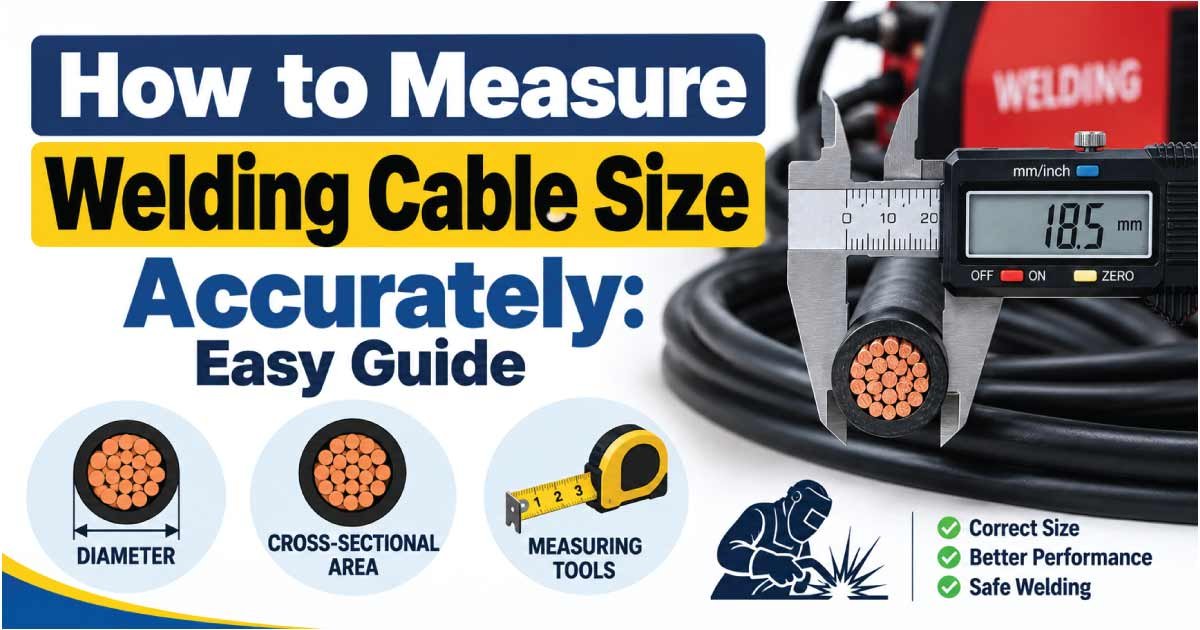 How to Measure Welding Cable Size