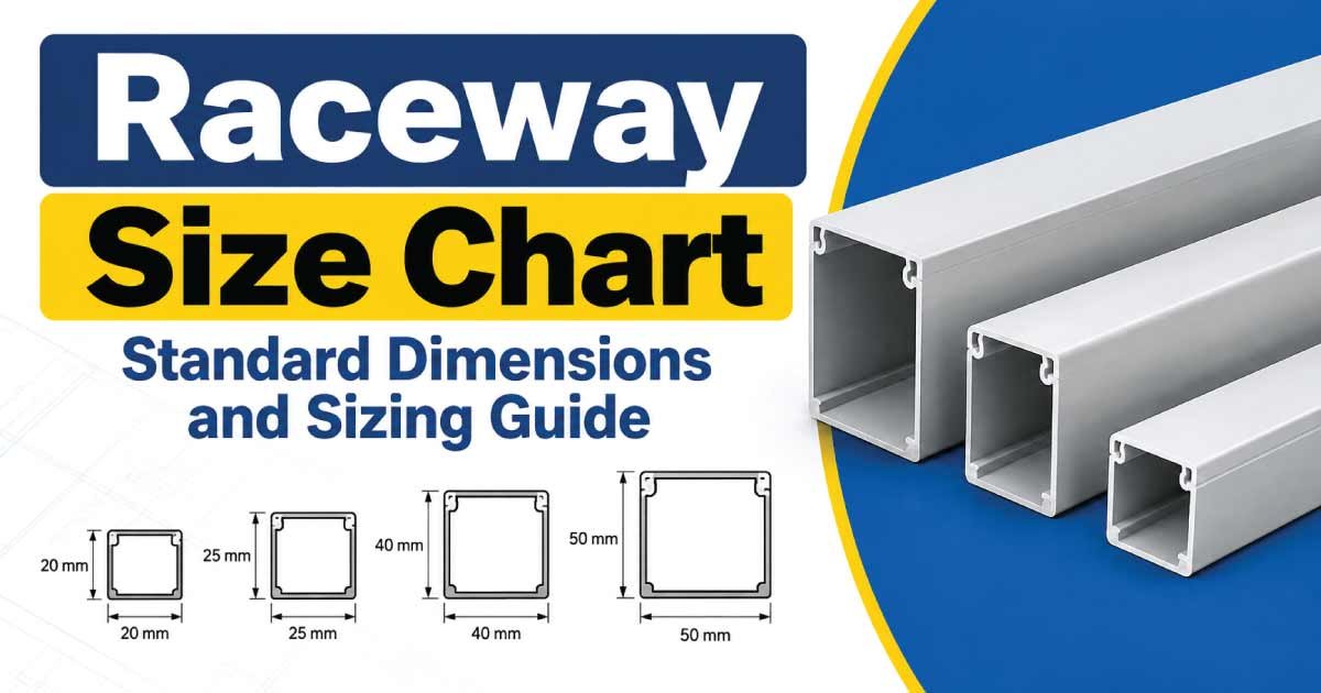 Raceway Size Chart