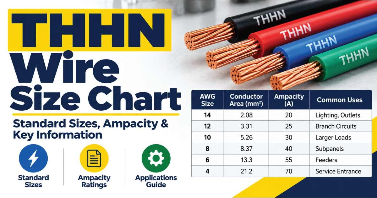 THHN Wire Size Chart