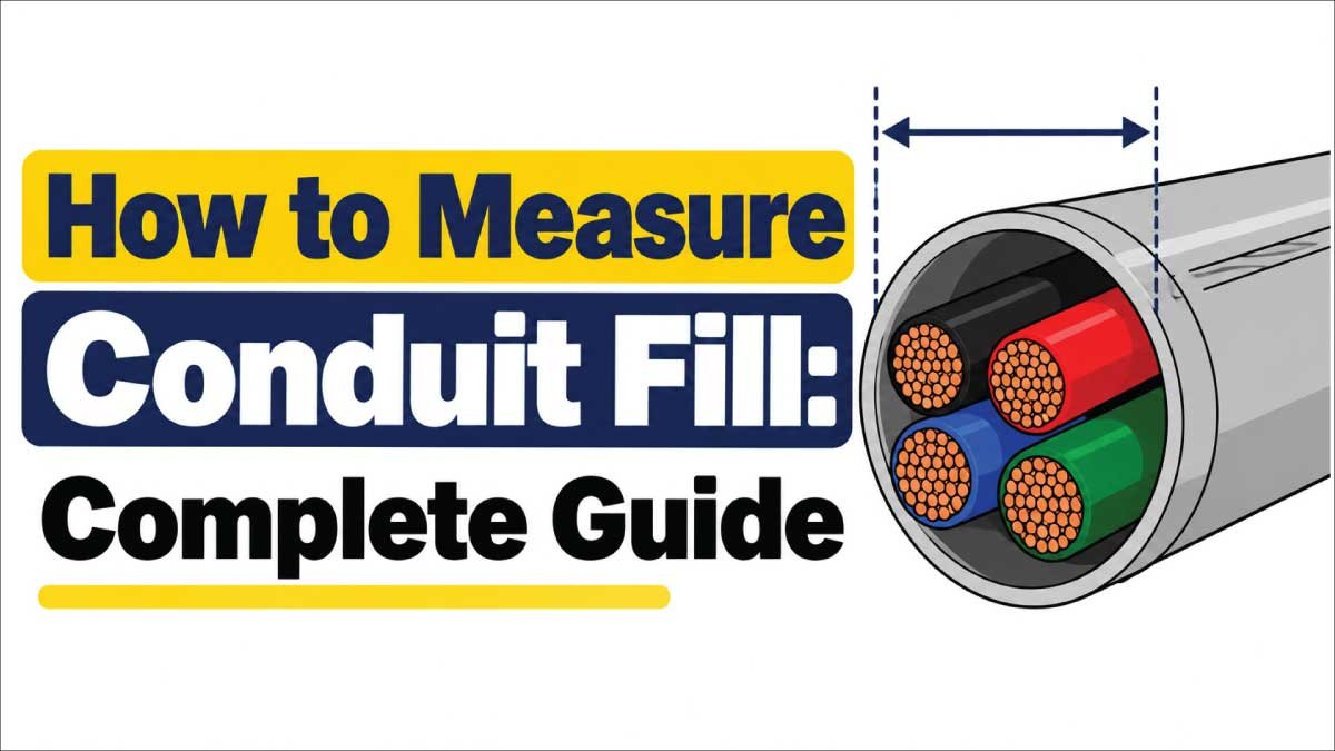 How to Measure Conduit Fill